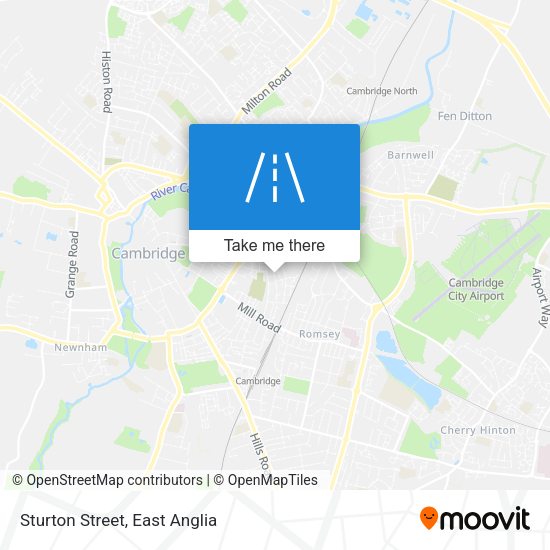 Sturton Street map