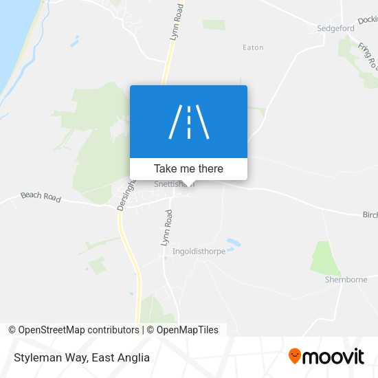 Styleman Way map