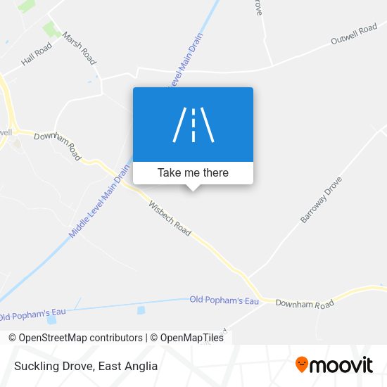 Suckling Drove map