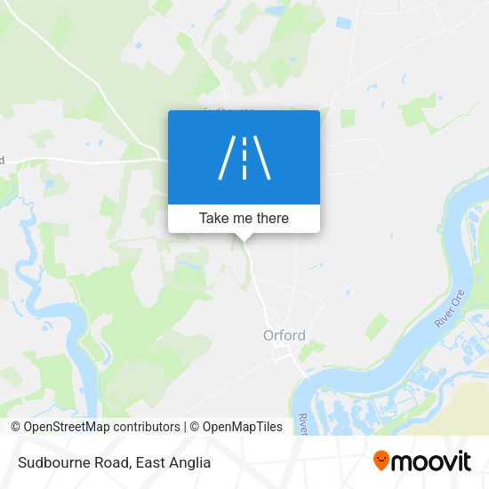 Sudbourne Road map