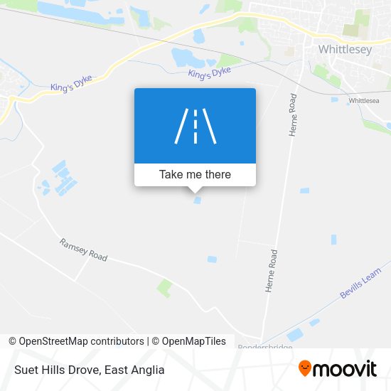 Suet Hills Drove map