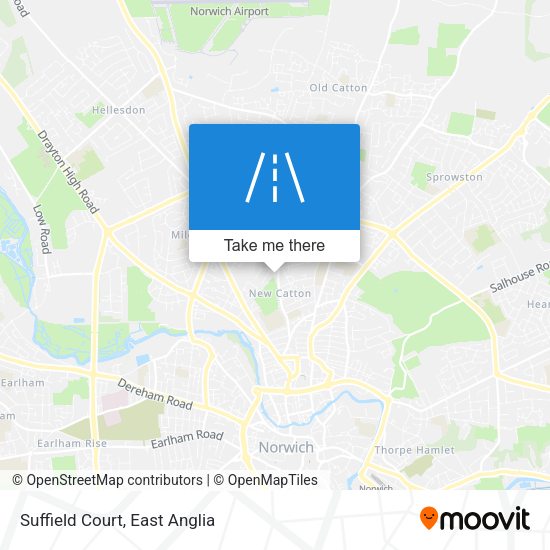 Suffield Court map