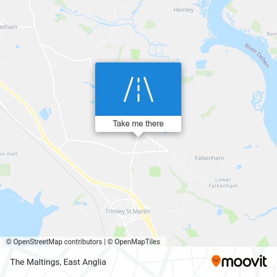 The Maltings map