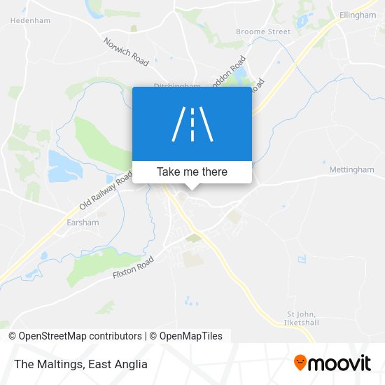 The Maltings map