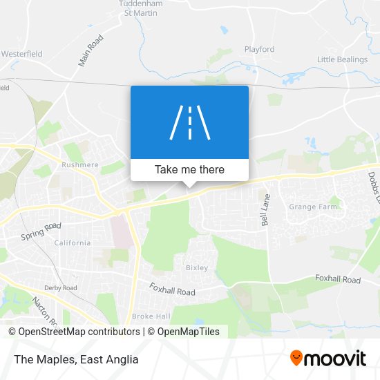 The Maples map