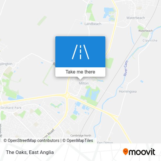 The Oaks map