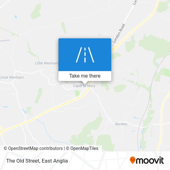 The Old Street map