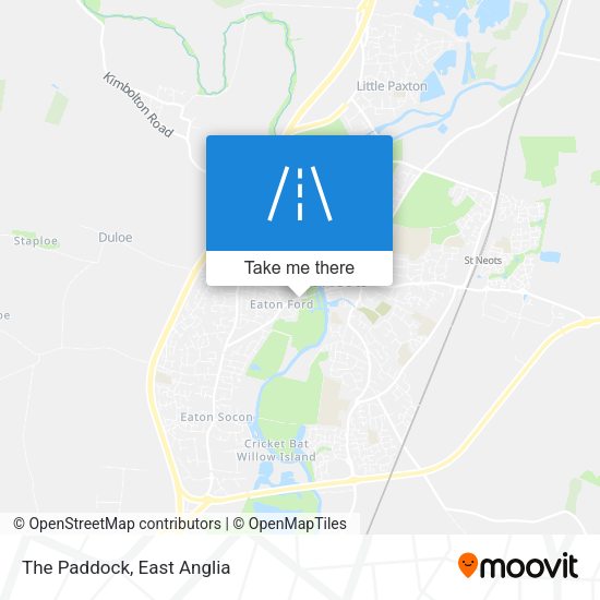 The Paddock map