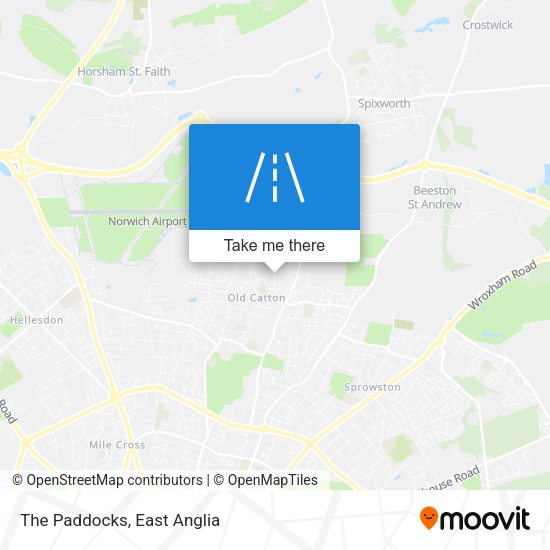 The Paddocks map