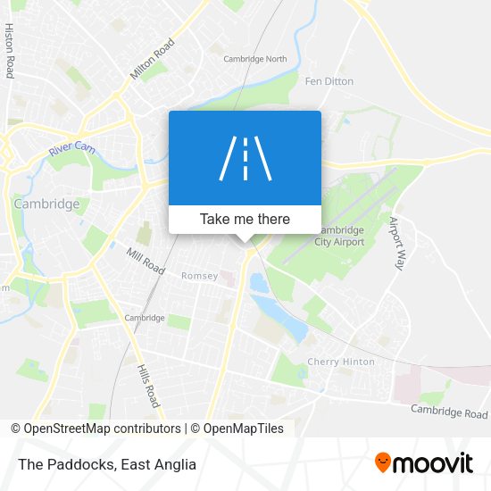 The Paddocks map