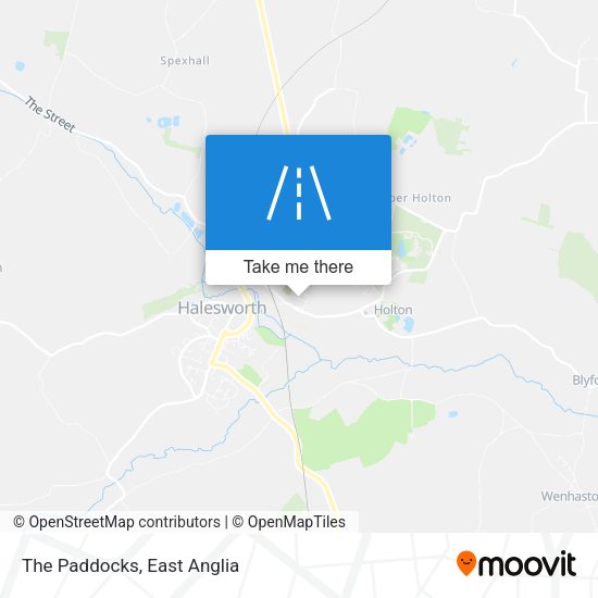 The Paddocks map