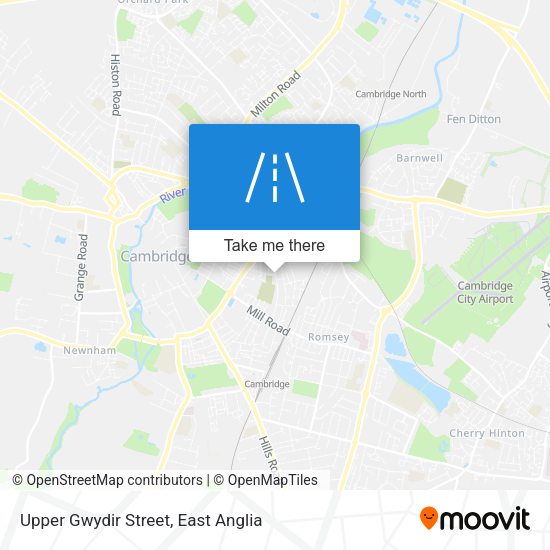 Upper Gwydir Street map