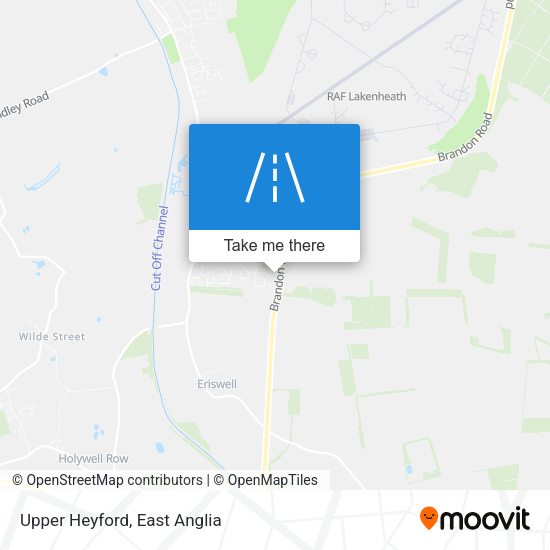 Upper Heyford map