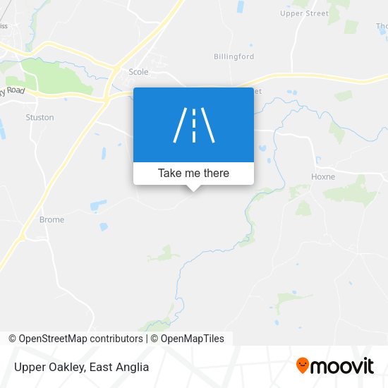 Upper Oakley map