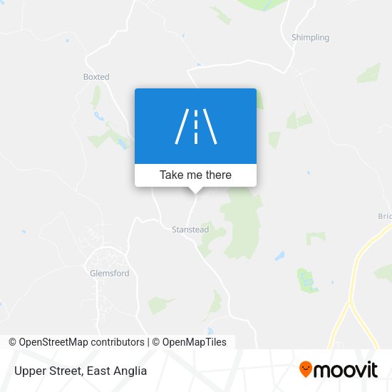 Upper Street map