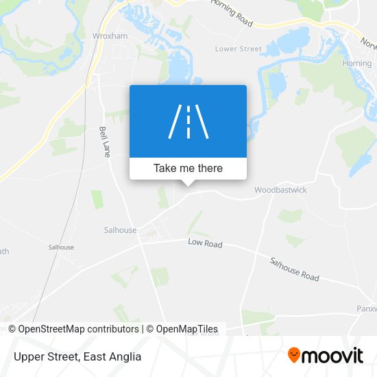 Upper Street map