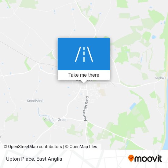 Upton Place map
