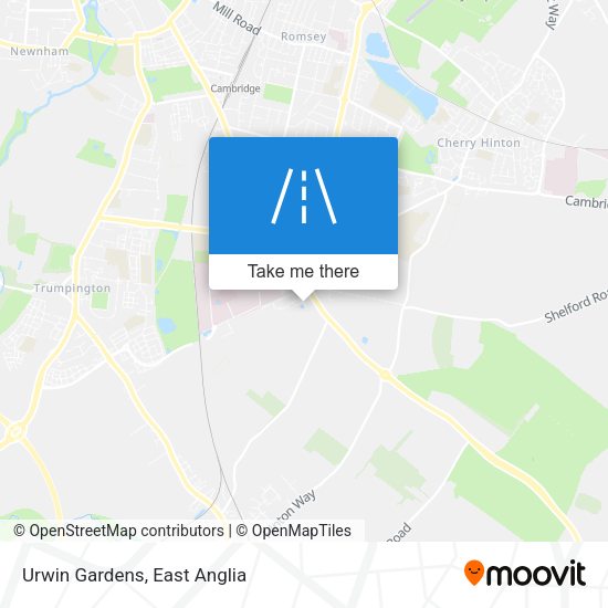 Urwin Gardens map