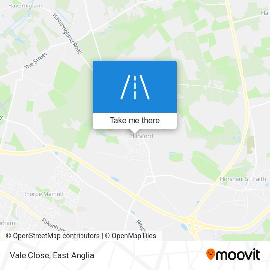 Vale Close map