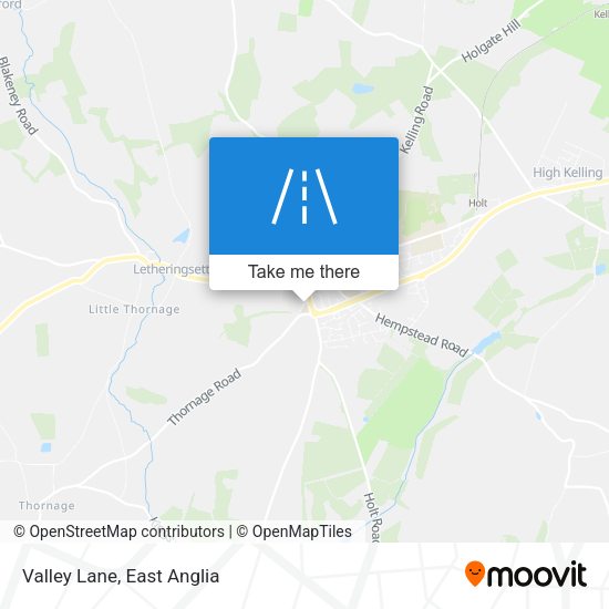 Valley Lane map