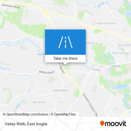 Valley Walk map