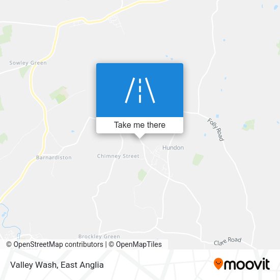Valley Wash map