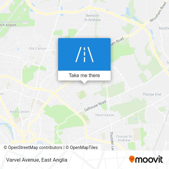 Varvel Avenue map