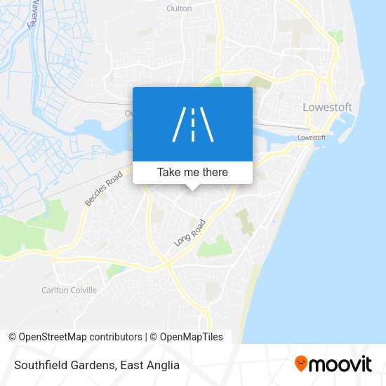 Southfield Gardens map