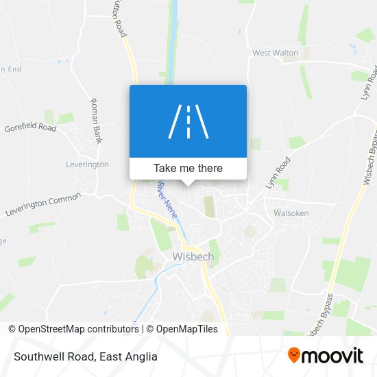 Southwell Road map