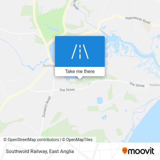 Southwold Railway map