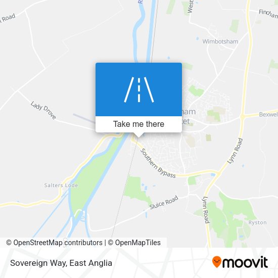 Sovereign Way map