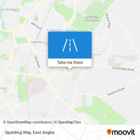 Spalding Way map