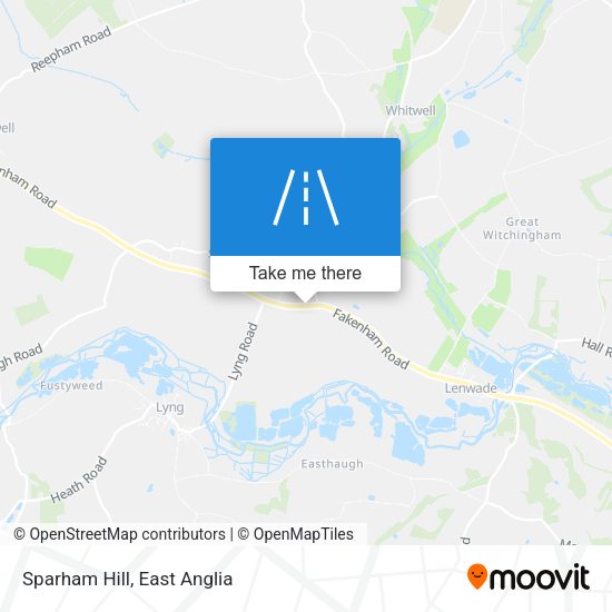 Sparham Hill map