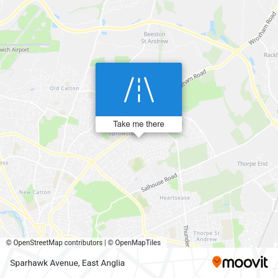 Sparhawk Avenue map