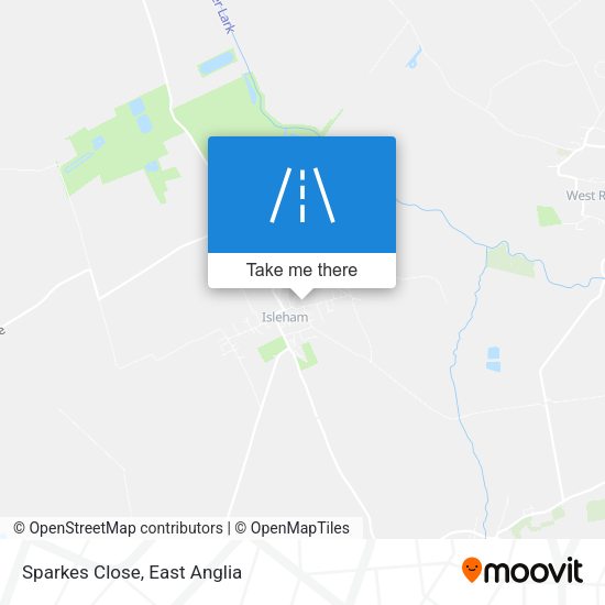 Sparkes Close map