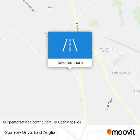 Sparrow Drive map