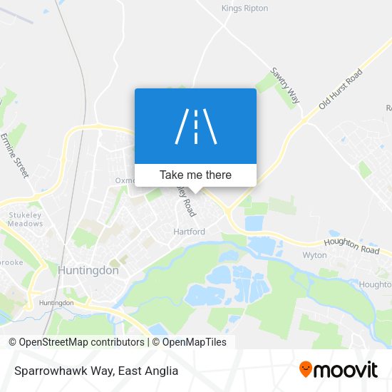 Sparrowhawk Way map