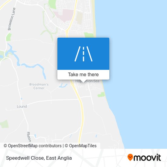 Speedwell Close map