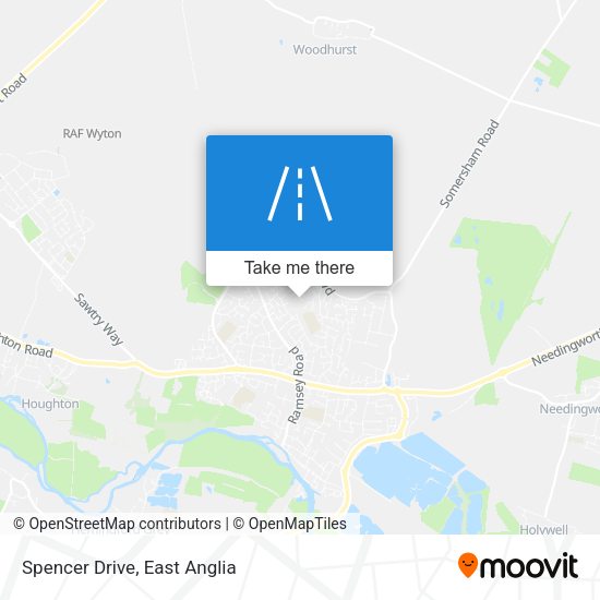 Spencer Drive map