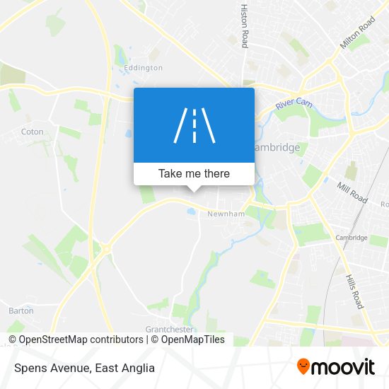 Spens Avenue map