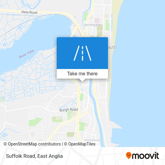 Suffolk Road map