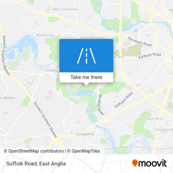 Suffolk Road map