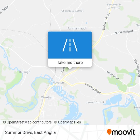 Summer Drive map