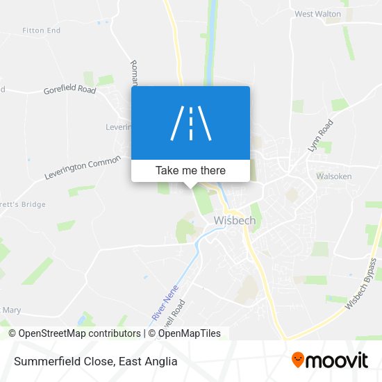 Summerfield Close map