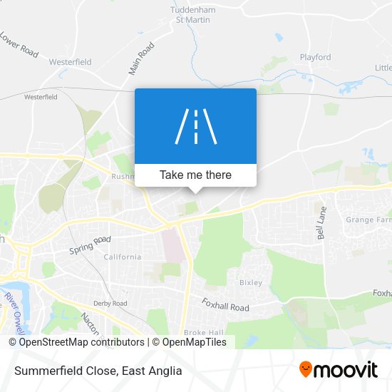 Summerfield Close map