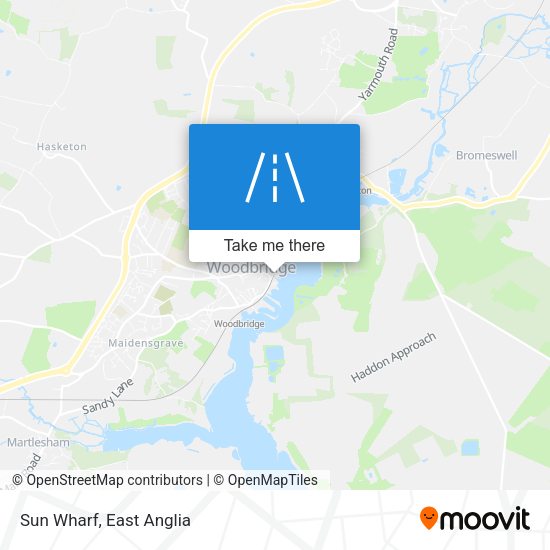 Sun Wharf map