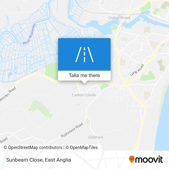 Sunbeam Close map