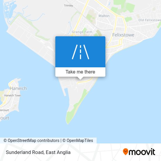 Sunderland Road map