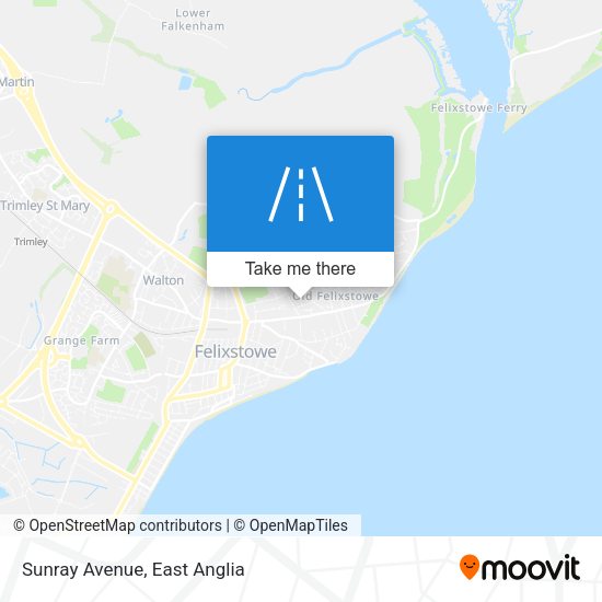 Sunray Avenue map