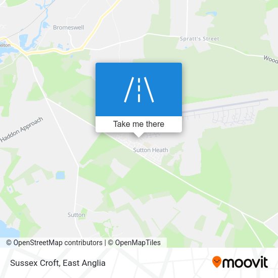 Sussex Croft map